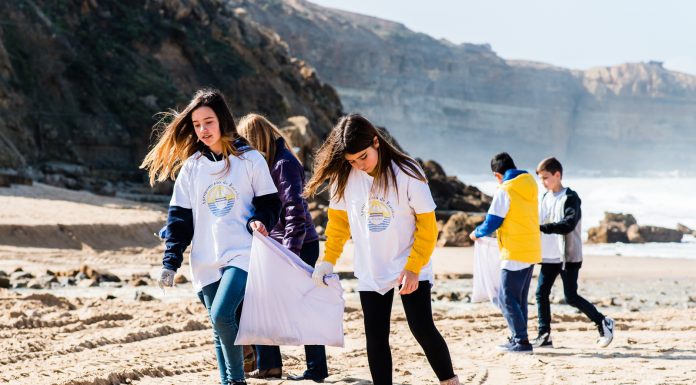 Liga MEO Surf – Ação de limpeza a caminho da tonelada de lixo apanhado no Allianz Sintra Pro