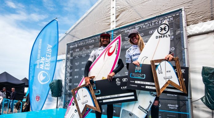 Liga MEO Surf – Miguel Blanco e Camilla Kemp campeões do Allianz Ericeira Pro