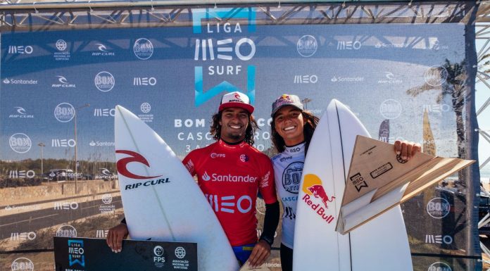 Liga MEO Surf – Miguel Blanco e Teresa Bonvalot fecham o ano com triunfo no Bom Petisco Cascais Pro