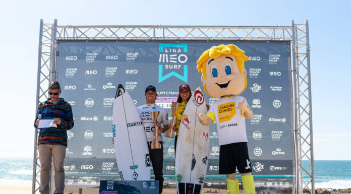 Liga MEO Surf: Afonso Antunes e Teresa Bonvalot vencem o Joaquim Chaves Saúde Porto Pro