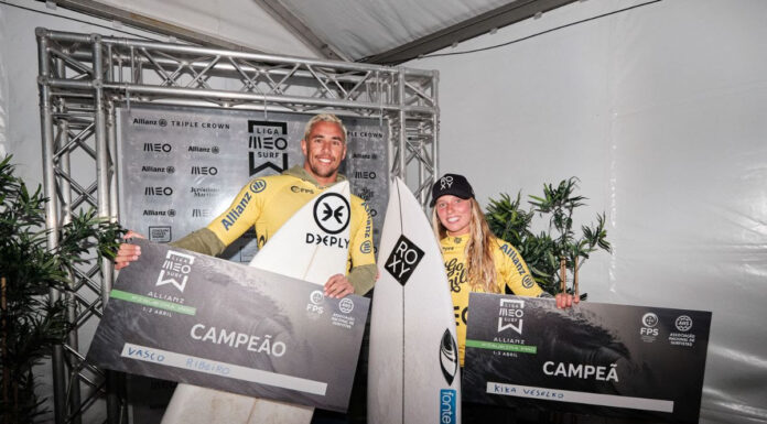 Liga MEO Surf – Vasco Ribeiro e Kika Veselko vencem o Allianz Figueira Pro