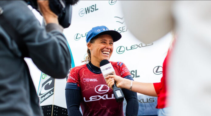 Championship Tour – Yolanda Hopkins alcança 9.º lugar em Trestles e supera o corte